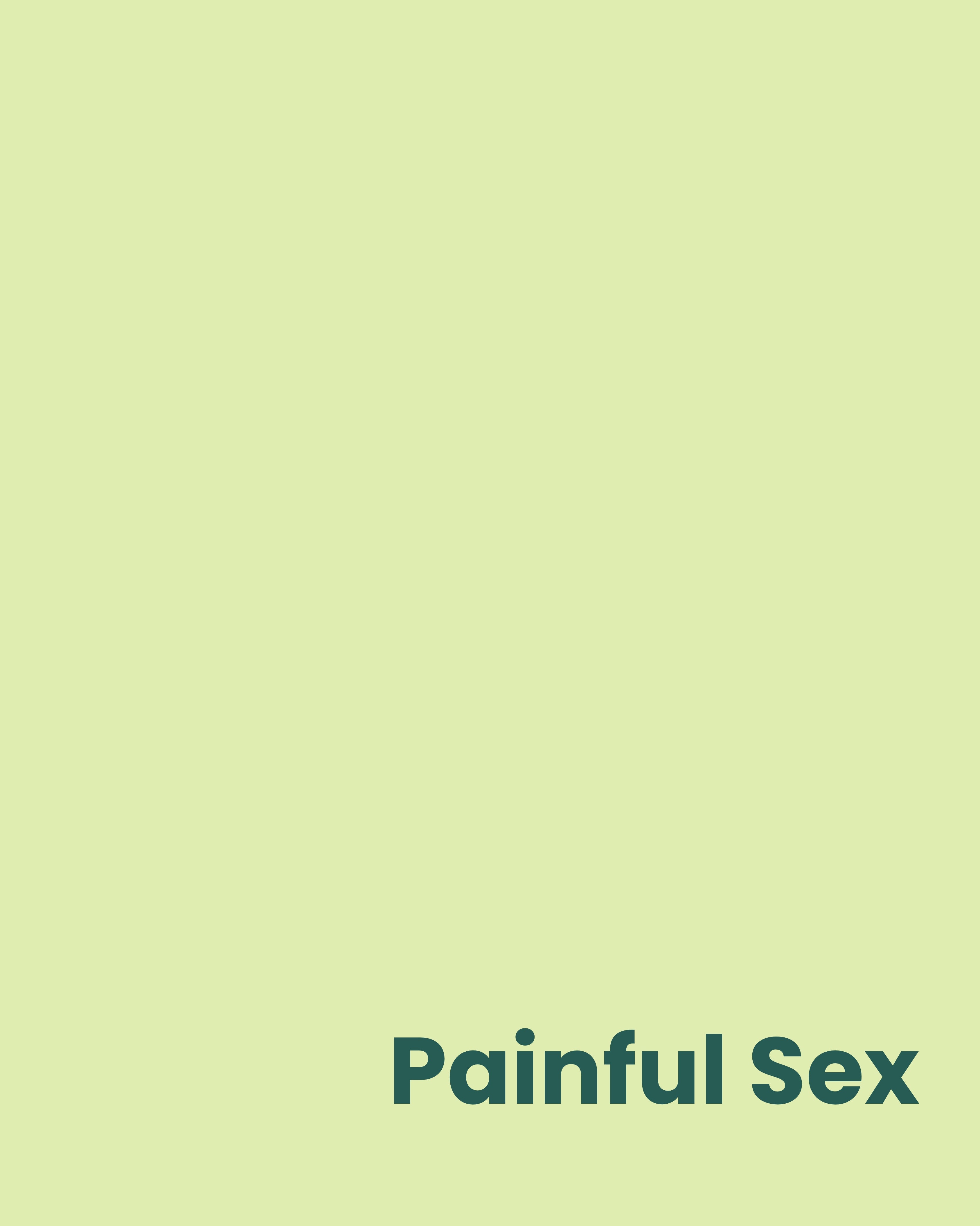 Dyspareunia
