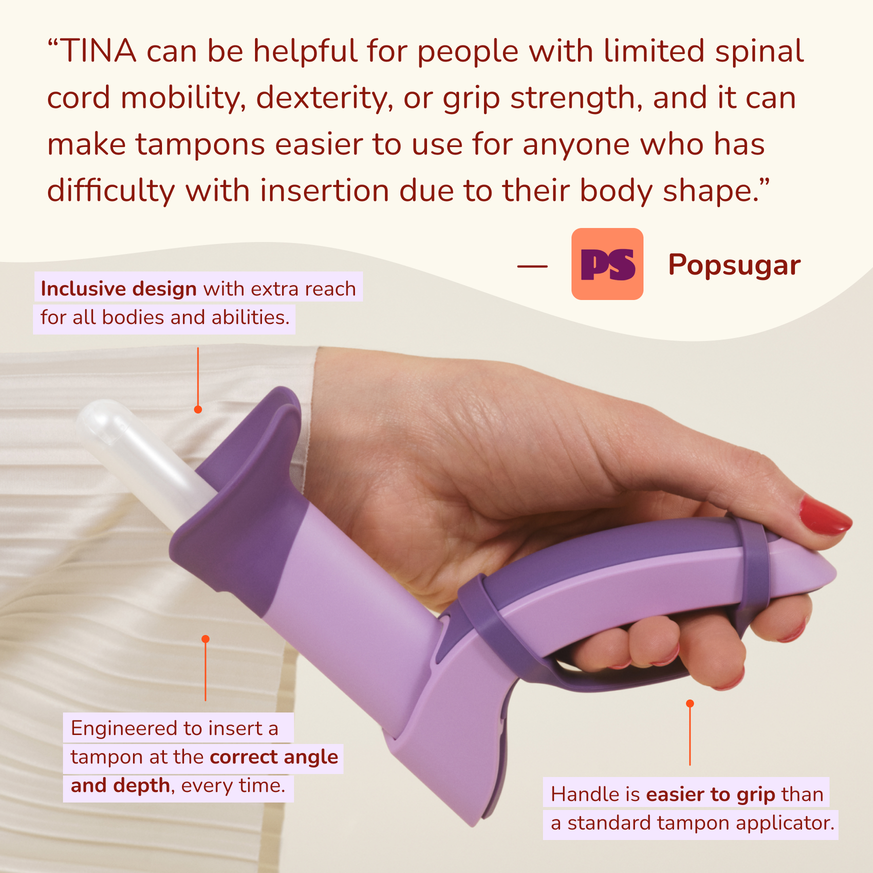 Tampon Insertion Accessory