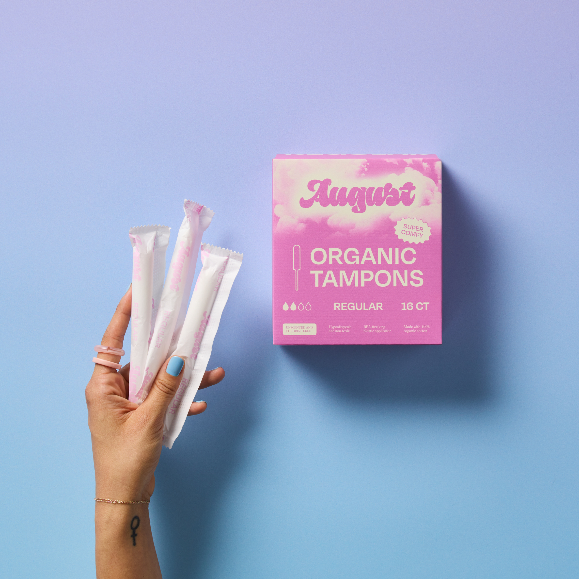 Organic Regular Tampons (16 Pack)