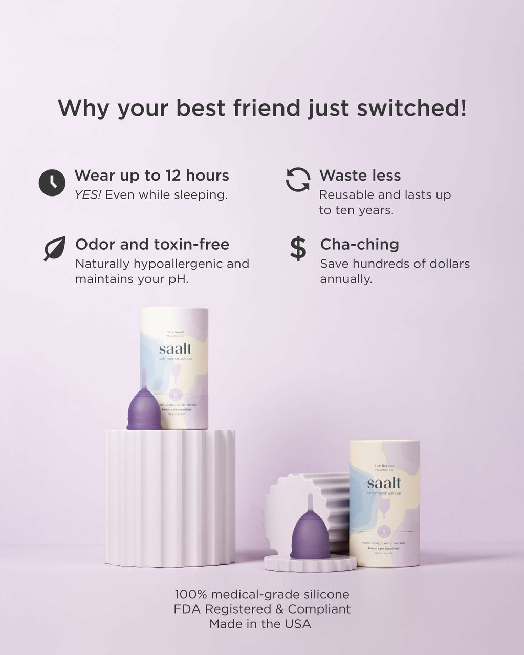 Saalt Soft Menstrual Cup