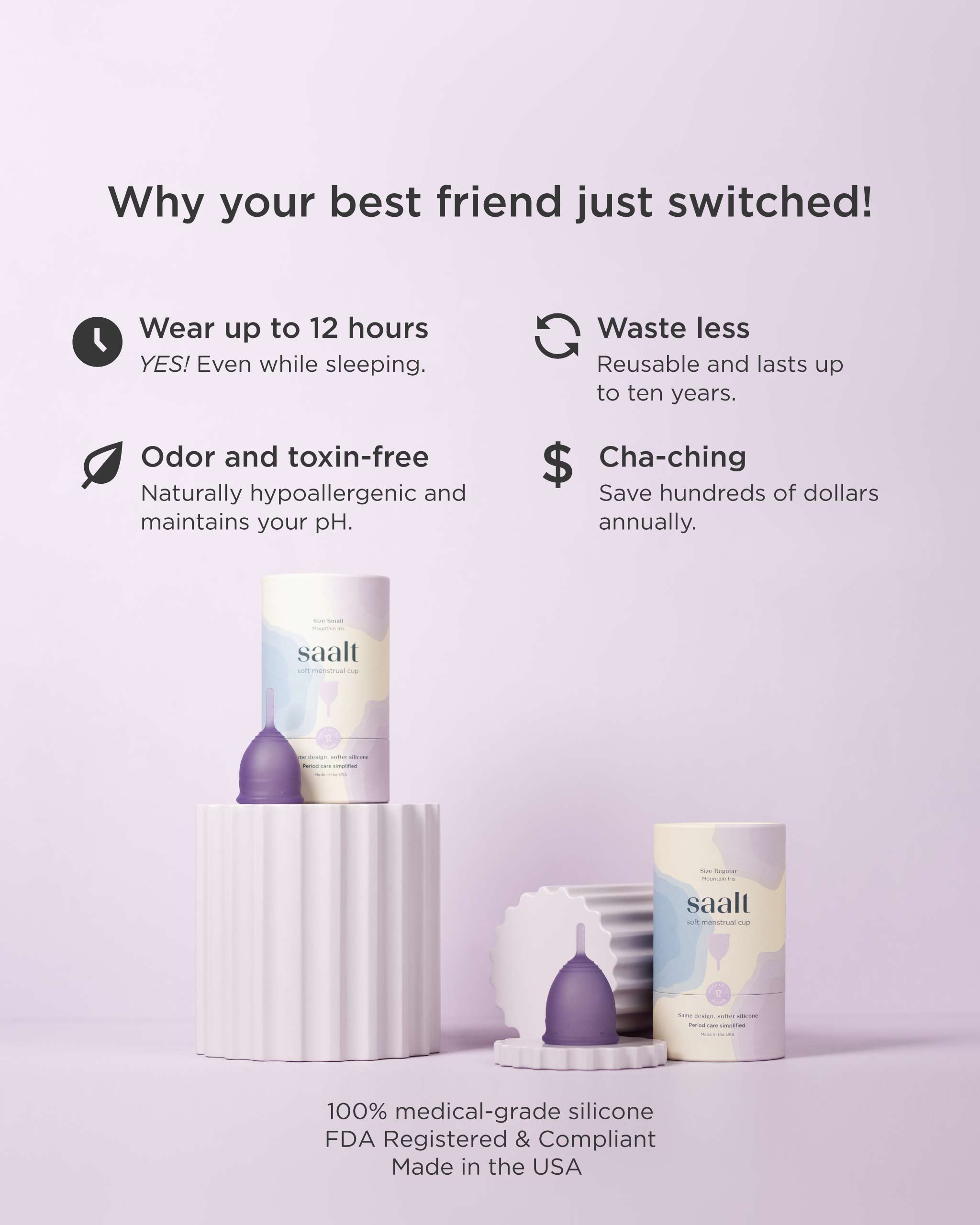 Saalt Soft Menstrual Cup