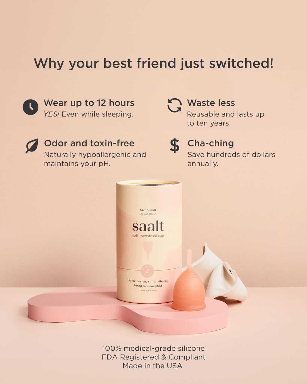 Saalt Soft Menstrual Cup