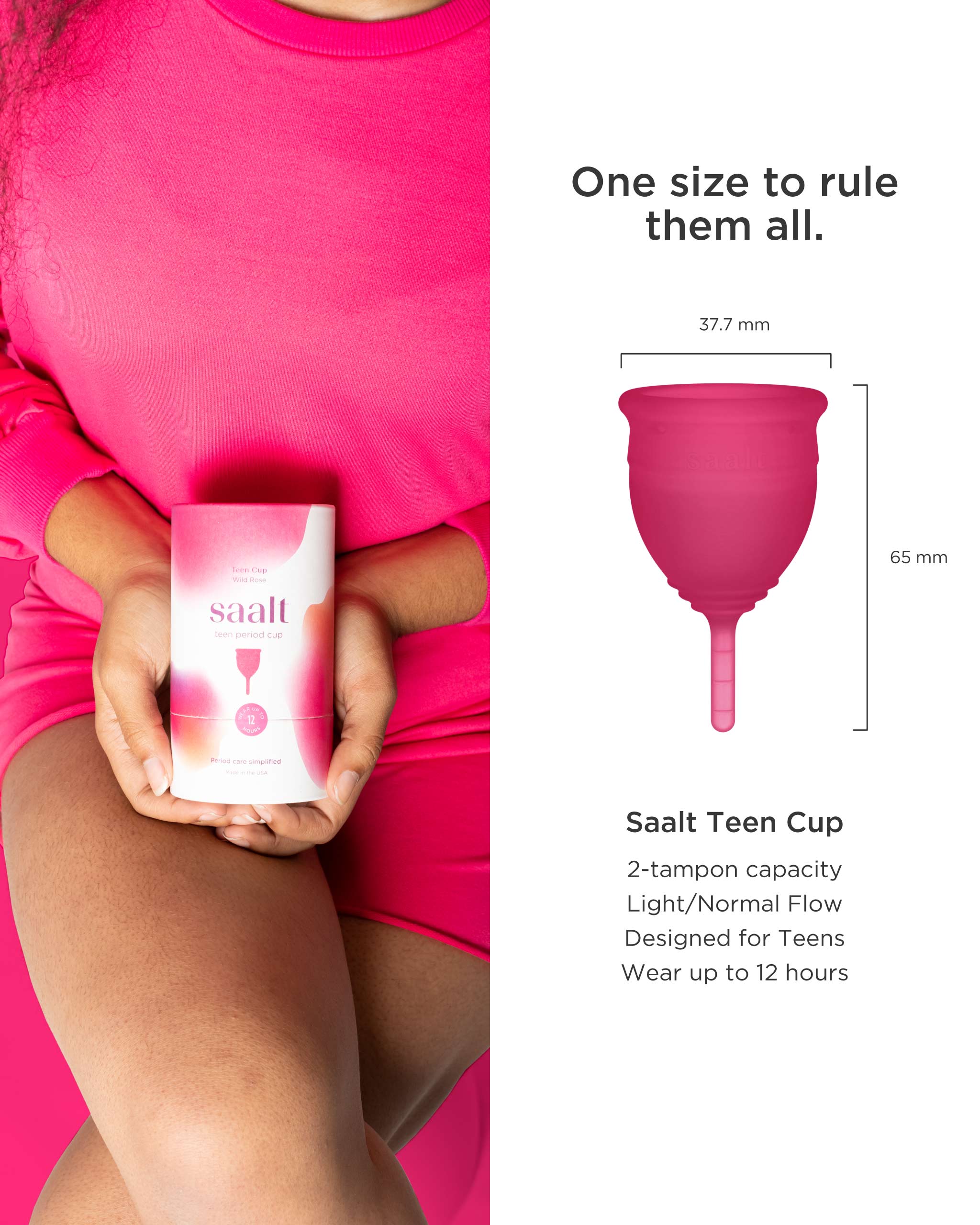 Saalt Teen Menstrual Cup
