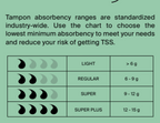 Organic Regular Tampons (18 Pack)