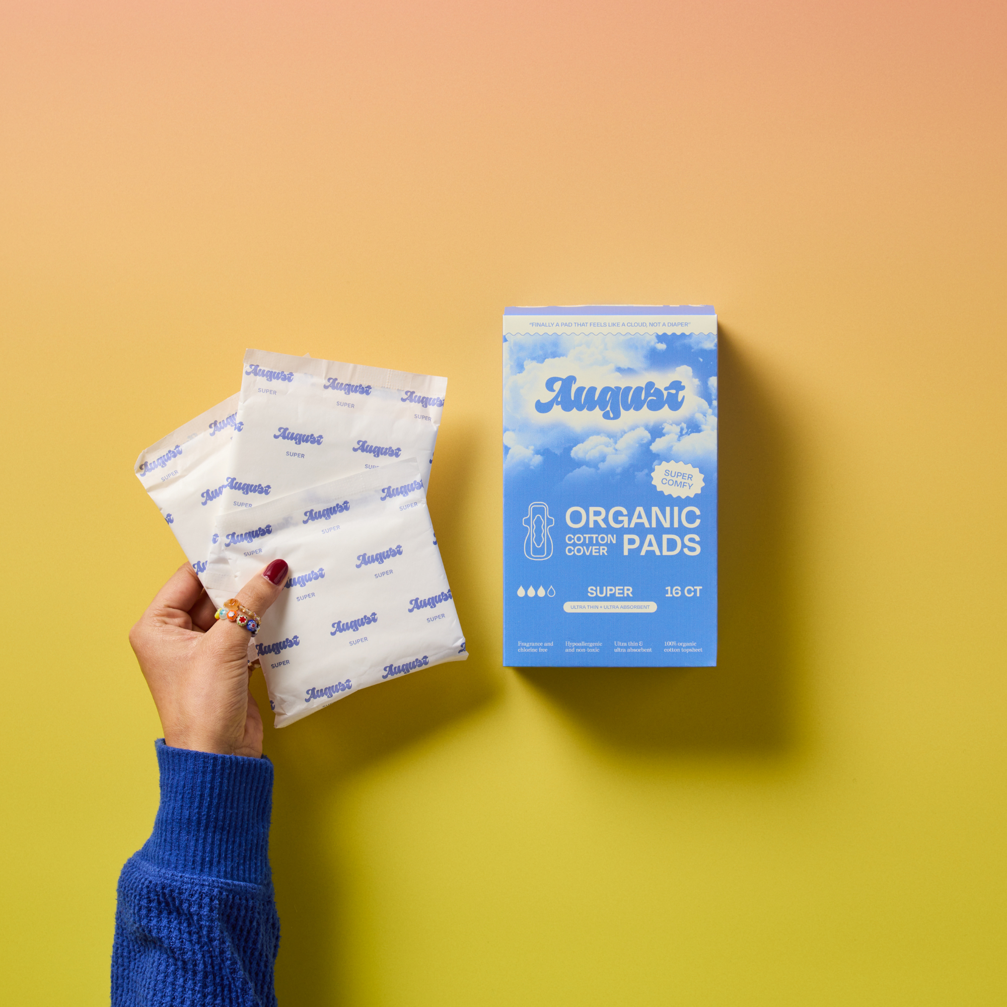 Organic Super Pads (16 Pack)